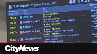 GO train 'disabled,' commuters face hours-long delays at Union Station