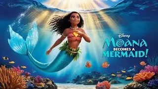 Moana Becomes a Mermaid 🧜&zwj;♀️🌊 | Magical Ocean Song
