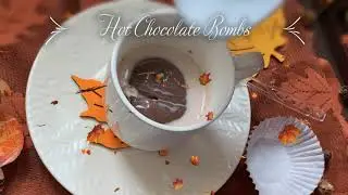 Handmade Hot Chocolate Bombs with Chocolate covered spoons