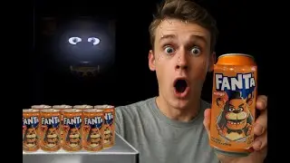 Trying the Freddy Fazbear Orange Fanta with my friends!