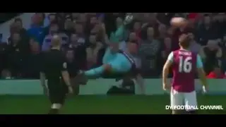 Dean Ashton Bicycle Goal &bull;West Ham vs West Ham Legends&bull;