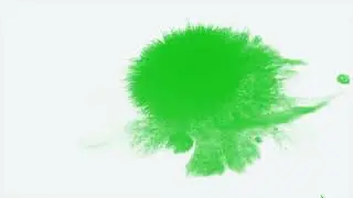 Green screen ink drop photo slideshow - 4k free video