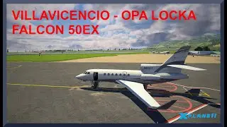 Villavicencio (SKVV) to Miami Opa Locka (KOPF) | Falcon 50EX | X-Plane 11