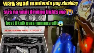 wag agad maniwala pag sinabing sira na mini driving lights 😱step by step tutorial 🤫