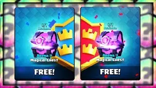 WHAT HAPPENS IF YOU OPEN **RIGHT** MAGICAL CHEST FIRST IN CLASH ROYALE -  MAGICAL CHEST OPENIGNS!!
