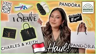 Singapore Shopping Haul 🇸🇬🛍️ Charles & Keith / Pandora / Loewe / Mustafa | ThatQuirkyMiss