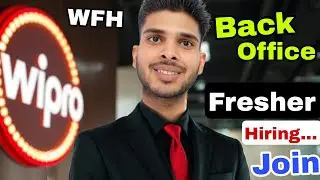 Wipro Hiring Fresher 2025 | Back Office | Work From Home Jobs | Wipro Company | The Ravi Vlogs