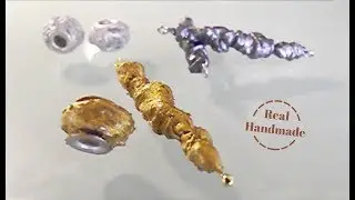 Upcycled  plastic bead jewelry *REAL HANDMADE*