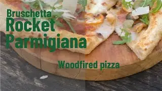 mrbeast Parmigiana, Rocket & Bruschetta crispy ass pizza