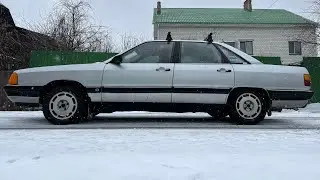 Audi 100 Ауди 1986, 2.0 дизель . Обзор в 2022 году. Сотка - машина-легенда.