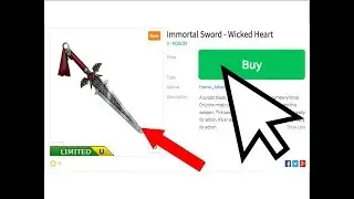New Immortal Sword - Wicked Heart *Roblox Labor Day sale*