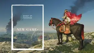 Ghost of Tsushima - NEW GAME PLUS GAMEPLAY (New Horse, New Cosmetics, New Charms) (PS4)