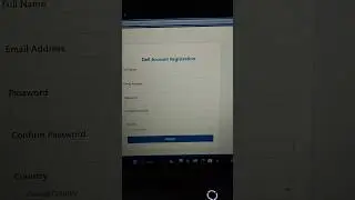 Dell Store Registration Page Using HTML and CSS | Full Code Tutorial