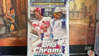 My Last 2023 Topps Chrome Update - Crushed this RIP!  Hobby Box 4 of 4