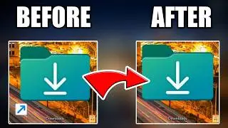 How to remove arrows from desktop shortcut icons
