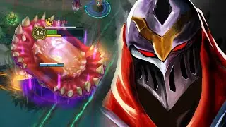 Zed vs. Fizz Main Mid Lane Gameplay (Season 10)
