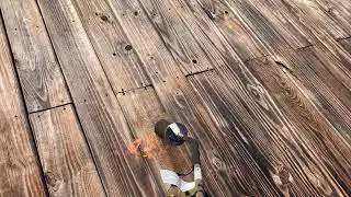 Torching my deck instead of staining