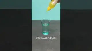 Water experiment with glue ||#shorts #youtubeshorts #waterexperiments