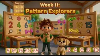 Week 11: Pattern Explorers 🔍 Find Hidden Patterns in Multiplication Tables!