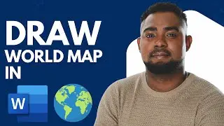 How to Draw World Map in MS Word Using Keyboard Shortcuts | Easy Tutorial