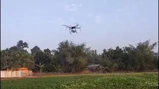 Agriculture Drone for spray demo video at Assam Bongaigaon 