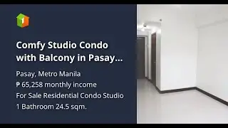 Comfy Studio Condo with Balcony in Pasay  Embrace City Life with Comfort