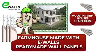 &ldquo;Smart Construction: Farmhouse Made with E-Walls & Steel Structure &ndash; No Bricks Needed!&rdquo;