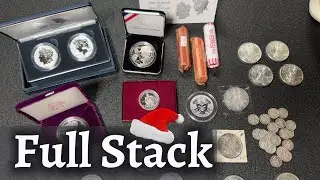 Here's All The SILVER I Stacked During CHRISTMAS!!