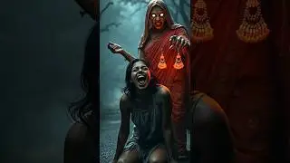 Ganji Chudail ka kand part 45 | Chudail Cartoon | #shorts #comedy #cartoon #horrorstories