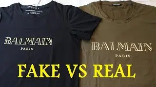 КАК РАСПОЗНАТЬ ПОДДЕЛЬНУЮ ФУТБОЛКУ BALMAIN | Обзор подлинности и реплики BALMAIN