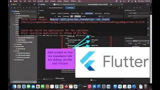 Flutter run error: Xcode Module 'path_provider_foundation' not found