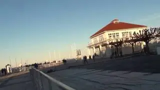 DYM W KOPULE LATARNI MORSKIEJ PRZY MOLO W SOPOCIE,  WIOSNA!?