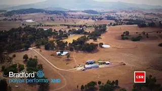 Polyair XHD install in a Mudgee Farm Shed