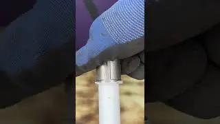 Thread on plastic pipes