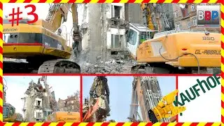 😱 Caterpillar 365B & Liebherr R 950 Longfrontbagger - Abbruch Kaufhof Bad Cannstatt, 19.12.2022. #3