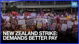 Tens Of Thousands Strike In New Zealand To Demand Better Pay And Conditions | Dawn News English