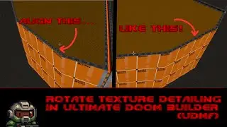 Rotating textures - Ultimate Doom Builder quick tip (UDMF)