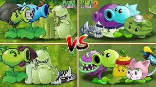 PVZ FUSION VS PVZ 2 - 4 Plant Team Vs Zombie Team - p23 - Who will win ? #gameplay #plantsvszombies2