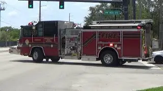 Broward County Sheriffs Office Fire Rescue - Engine 37 Responding
