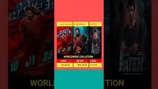 Pushpa 2 🆚 Game changer Movie Box Office Collection Comparison #shorts #pushpa2 #gamechanger #fateh
