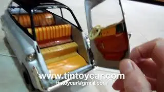 BMW Isetta 600  Tonka M&eacute;xico, Trujillo, Bandai 50&rsquo;s. Compro Juguetes Antiguos de Hojalata.