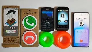 Samsung Galaxy A52 Calling On Motorola, Nokia Asha, Xiaomi 17 Button, Blackberry Priv with Circle