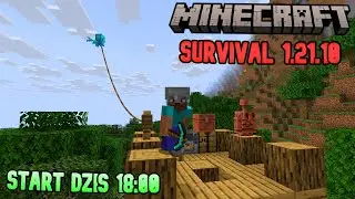 Najlepszy SERWER SURVIVAL w MINECRAFT 1.21.10 *nowości + ocenianie działek na serwerze*