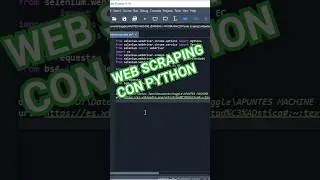 Web Scraping 🧑‍💻 Python🐍 interacción con selenium y extracción con BeautifulSoup #python#webscraping