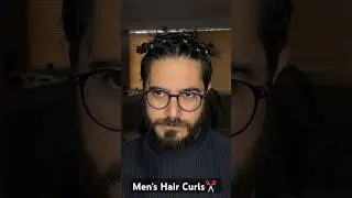 Easy Men's Hair Curls for Christmas 🎄💇🏻