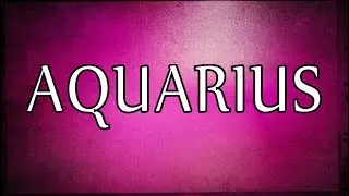 AQUARIUS - Challenge Accepted! They'll Do Whatever It Takes To Win You Over | January 19-25 Tarot