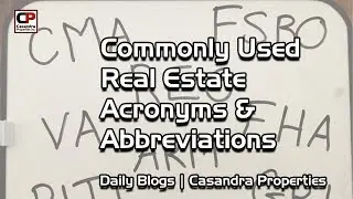 Commonly Used Real Estate Acronyms & Abbreviations | real estate marketing