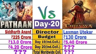 Chhaava box office collection day 20 / Chhaava Vs Pathan box office collection / Vicky Kaushal