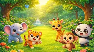 Jungle Dance Song | Hindi Rhymes for Kids | Animal Action Song
