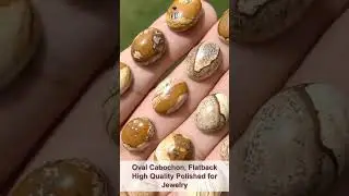 Oval Cabochon, Flatback High Quality Polished for Jewelry